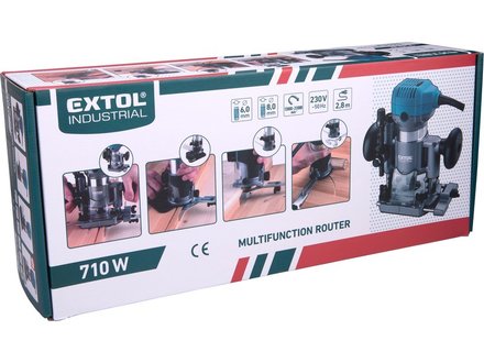 Multifunkční frézka Extol Industrial (8793302) 710W (16)