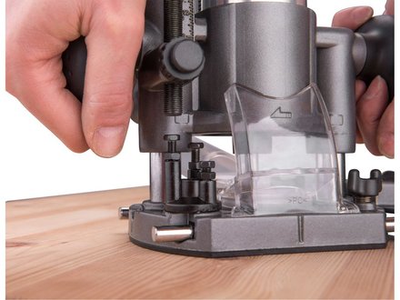 Multifunkční frézka Extol Industrial (8793302) 710W (3)