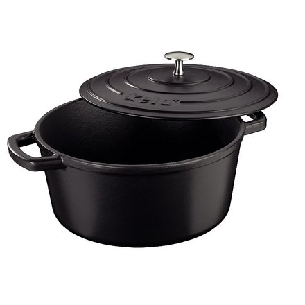 Pekáč Kela (KL-12472) litinový s poklicí CALIDO 26 cm černá (3)