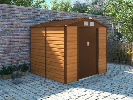 Zahradní domek G21 GAH 407 - 213 x 191 cm, hnědý (1)