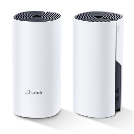 Wi-Fi router TP-Link Deco P9(2-pack) AC1200, PLC AV1000, 2x GLAN, / 300Mbps 2,4GHz/ 867Mbps 5GHz, BT, ZigBee