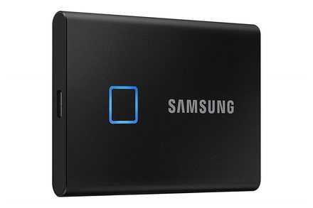 Externí pevný SSD disk Samsung SSD 2TB externí T7 Touch, černý (MU-PC2T0K/WW)