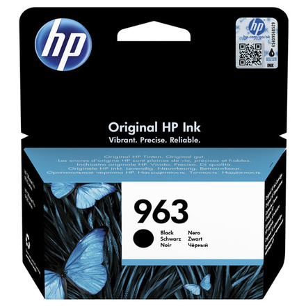 Inkoustová náplň HP 963, 1000 stran originální - černá