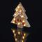 Vánoční osvětlení Emos ZY2078 LED vánoční stromek dřevěný, 23cm, 2x AAA, teplá bílá, čas. (4)