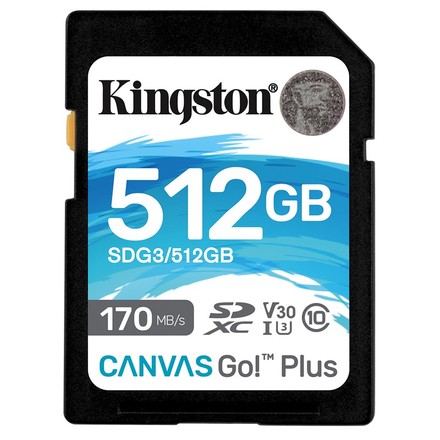 Paměťová karta Kingston SDXC Class 10 512GB SDG3/512GB