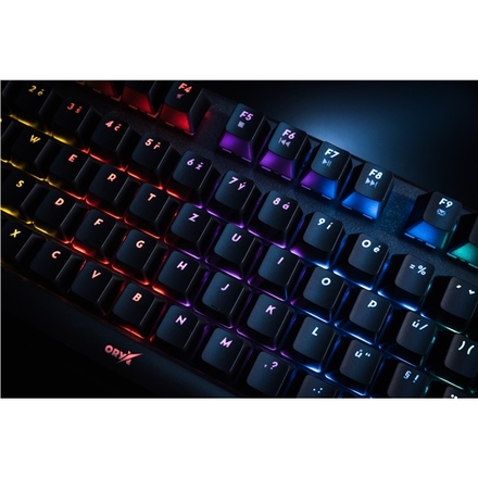 Počítačová klávesnice Niceboy ORYX K300X, CZ layout - černá (5)