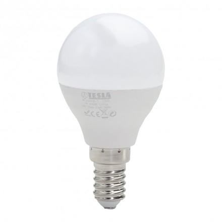 LED žárovka Tesla klasik mini, 3W, E14, neutrální bílá