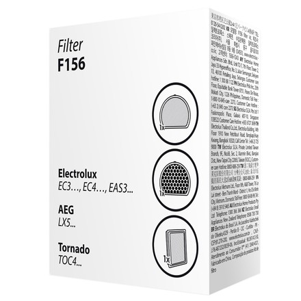 Sada filtrů do vysavače Electrolux F156