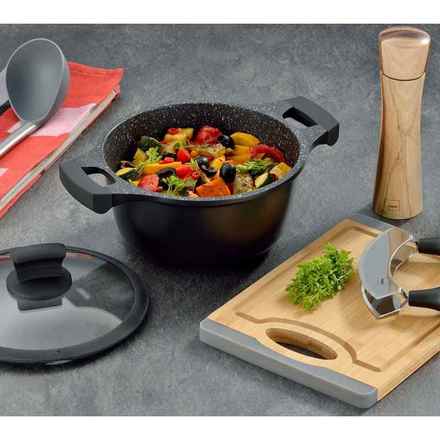 Kastrol s nepřilnavým povrchem Kela KL-12218 s poklicí STELLA NOVA 20 cm (4)