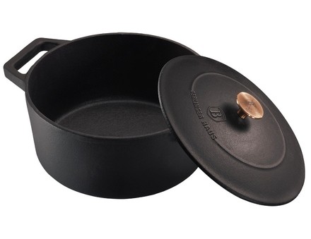 Pekáč Berlingerhaus BH-6492 litinový s poklicí 24 cm Black Rose Collection (1)