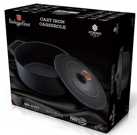 Pekáč Berlingerhaus BH-6492 litinový s poklicí 24 cm Black Rose Collection (2)