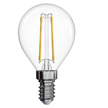 LED žárovka Emos Z74235 Žárovka LED Filament Mini Globe, 2W, E14, teplá bílá