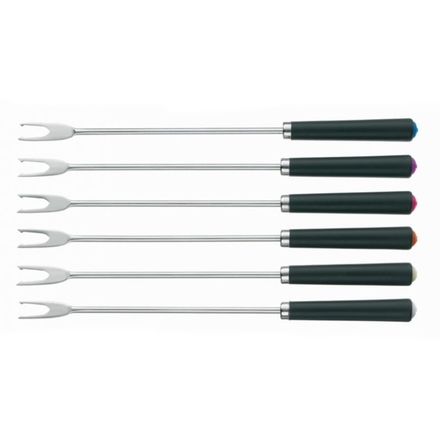 Fondue vidlička Kela KL-79313 MORENA  6ks nerez, černý plast