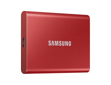 Externí pevný SSD disk Samsung 2TB externí červený (MU-PC2T0R/WW)