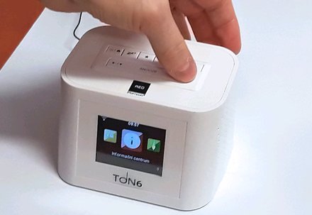 Radiopřijímač Opticum RED RÁDIO TON6 FM/INTERNET, BÍLÁ (5)