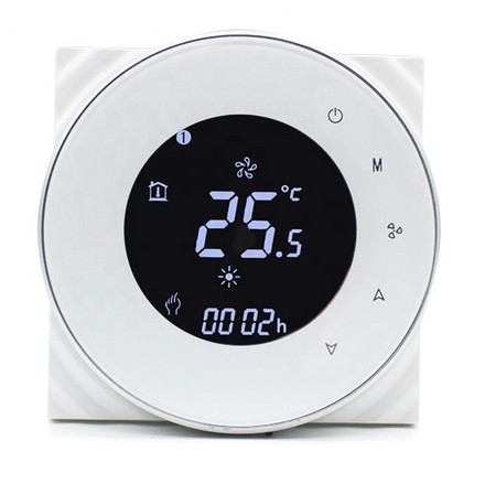 Termostat iQtech SmartLife GALW-W, WiFi termostat pro kotle s potenciálovým spínáním - bílý