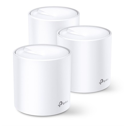 Wi-Fi router TP-Link Deco X20(3-pack) AX1800, WiFi 6, 2x GLAN, / 574Mbps 2,4GHz/ 1201Mbps 5GHz