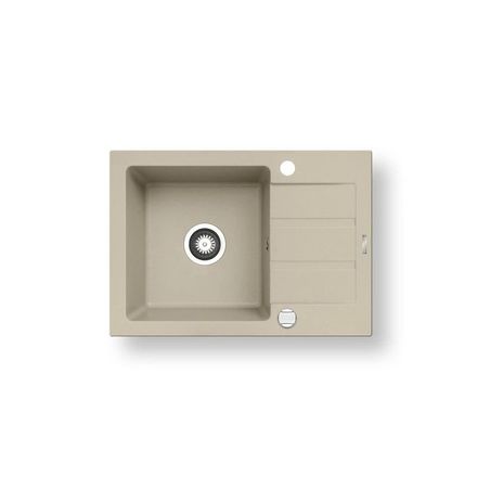 Kuchyňský granitový dřez Pyramis NEXT 62x44 1B1D beige (70.093.601)