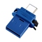 USB Flash disk Verbatim Store &apos;n&apos; Go Dual Drive 64GB USB-C - černý/ modrý (1)