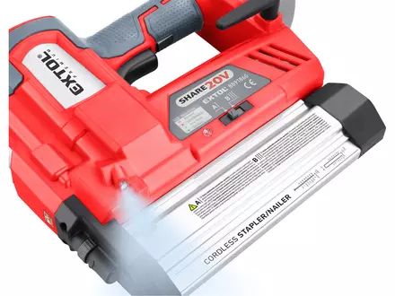 Aku hřebíkovačka/sponkovačka Extol Premium 8891861 SHARE20V, 20V Li-ion, bez baterie a nabíječky (5)