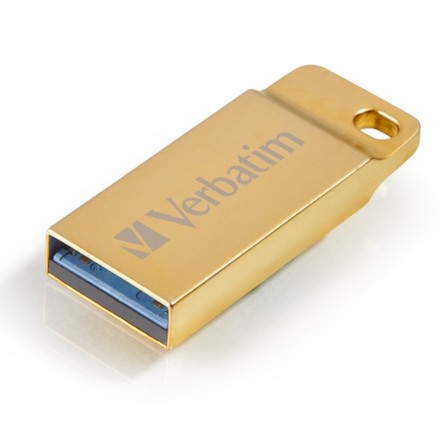 USB Flash disk Verbatim Store &apos;n&apos; Go Metal Executive 16GB USB 3.0 - zlatý