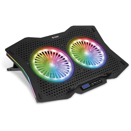 Chladící podložka pro notebook Yenkee YSN 310 Chladici RGB podložka UFO
