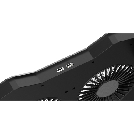 Chladící podložka pro notebook Yenkee YSN 310 Chladici RGB podložka UFO (4)