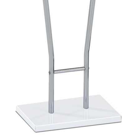 Němý sluha Autronic Němý sluha, chrom + bílá (83499-04 WT) (2)