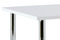 Moderní jídelní stůl Autronic Jídelní stůl 90x90 cm, chrom / vysoký lesk bílý (AT-1913B WT) (2xKarton) (1)