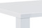 Moderní jídelní stůl Autronic Jídelní stůl 135x80x76 cm, vysoký lesk bílý (AT-3007 WT) (2xKarton) (1)