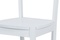Dřevěná jídelní židle Autronic Jídelní židle celodřevěná, bílá (AUC-004 WT) (3)