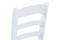 Dřevěná jídelní židle Autronic Jídelní židle celodřevěná, bílá (AUC-004 WT) (4)