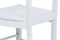 Dřevěná jídelní židle Autronic Jídelní židle celodřevěná, bílá (AUC-004 WT) (5)