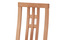 Dřevěná jídelní židle Autronic Jídelní židle, masiv buk, barva buk, látkový krémový potah (BC-2482 BUK3) (1)