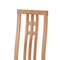 Dřevěná jídelní židle Autronic Jídelní židle, masiv buk, barva buk, látkový krémový potah (BC-2482 BUK3) (2)