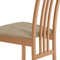 Dřevěná jídelní židle Autronic Jídelní židle, masiv buk, barva buk, látkový krémový potah (BC-2482 BUK3) (7)