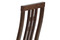 Dřevěná jídelní židle Autronic Jídelní židle, masiv buk, barva ořech, látkový krémový potah (BC-2482 WAL) (4)