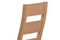 Dřevěná jídelní židle Autronic Jídelní židle, masiv buk, barva buk, potah hnědý melír (BC-2603 BUK3) (4)