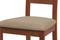 Dřevěná jídelní židle Autronic Jídelní židle, masiv buk, barva třešeň, látkový béžový potah (BC-2603 TR3) (3)