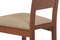 Dřevěná jídelní židle Autronic Jídelní židle, masiv buk, barva třešeň, látkový béžový potah (BC-2603 TR3) (4)