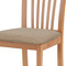 Dřevěná jídelní židle Autronic Jídelní židle, masiv buk, barva buk, látkový béžový potah (BC-3950 BUK3) (3)