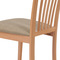 Dřevěná jídelní židle Autronic Jídelní židle, masiv buk, barva buk, látkový béžový potah (BC-3950 BUK3) (4)