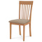 Dřevěná jídelní židle Autronic Jídelní židle, masiv buk, barva buk, látkový béžový potah (BC-3950 BUK3) (5)