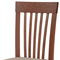 Dřevěná jídelní židle Autronic Jídelní židle, masiv buk, barva třešeň, látkový béžový potah (BC-3950 TR3) (3)