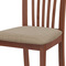 Dřevěná jídelní židle Autronic Jídelní židle, masiv buk, barva třešeň, látkový béžový potah (BC-3950 TR3) (4)