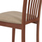 Dřevěná jídelní židle Autronic Jídelní židle, masiv buk, barva třešeň, látkový béžový potah (BC-3950 TR3) (5)