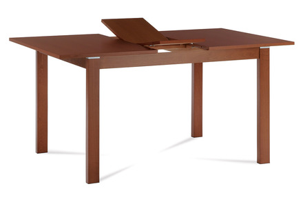 Dřevěný jídelní stůl Autronic Jídelní stůl rozkládací 120+30x80 cm, barva třešeň (BT-6777 TR3)