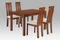 Dřevěný jídelní stůl Autronic Jídelní stůl rozkládací 120+30x80x75 cm, barva třešeň (BT-6930 TR3) (10)