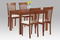 Dřevěný jídelní stůl Autronic Jídelní stůl rozkládací 120+30x80x75 cm, barva třešeň (BT-6930 TR3) (11)
