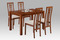 Dřevěný jídelní stůl Autronic Jídelní stůl rozkládací 120+30x80x75 cm, barva třešeň (BT-6930 TR3) (6)